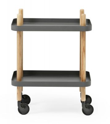 Block Table Servierwagen Normann Copenhagen Dunkel grau